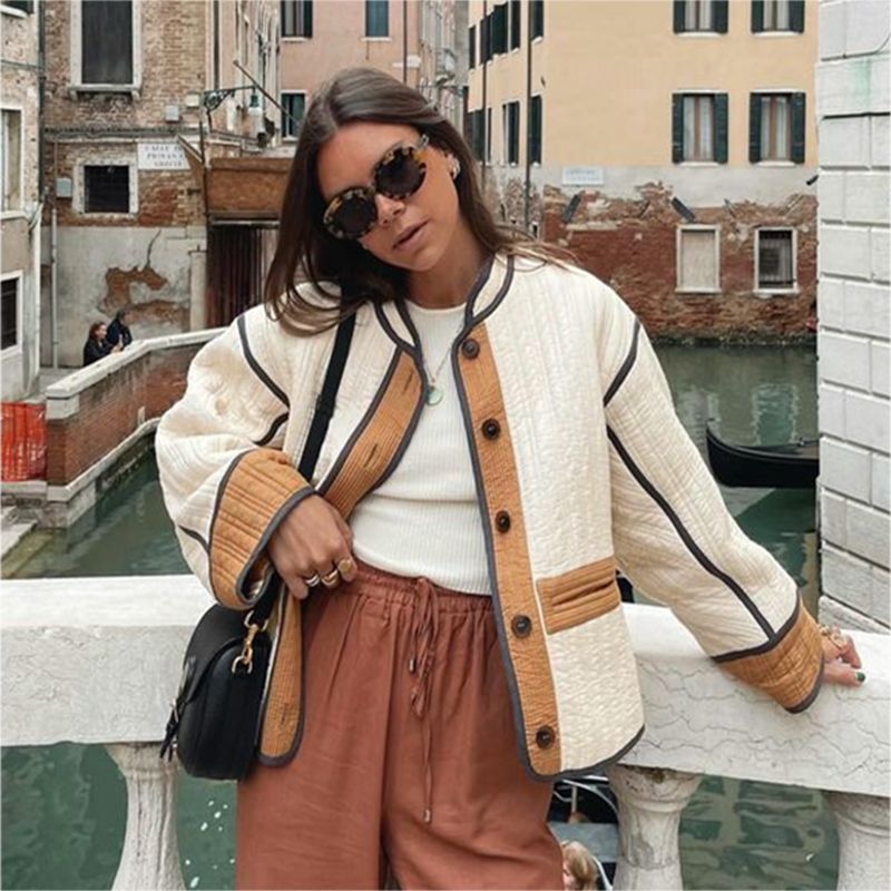Veste Féminine Élégante et Chaude pour Automne