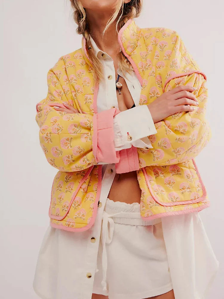 Veste matelassée chaude avec col roulé Confortable - LuxeStyle