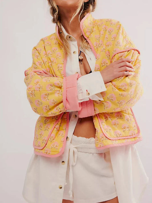 Veste matelassée chaude avec col roulé Confortable - LuxeStyle