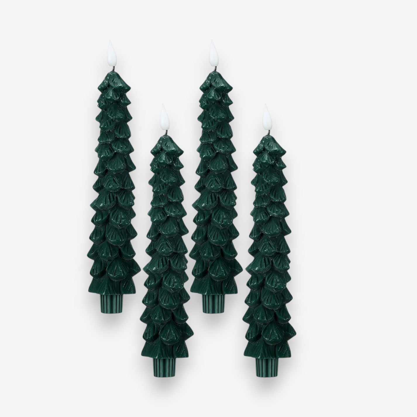 Bougie de Noël Lumineuse en Forme de Sapin avec Télécommande - LuxeStyle