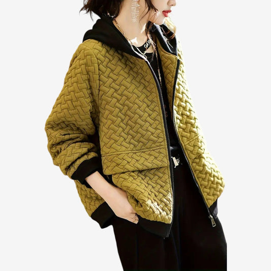 Veste à capuche zippée sport avec poches latérales - LuxeStyle
