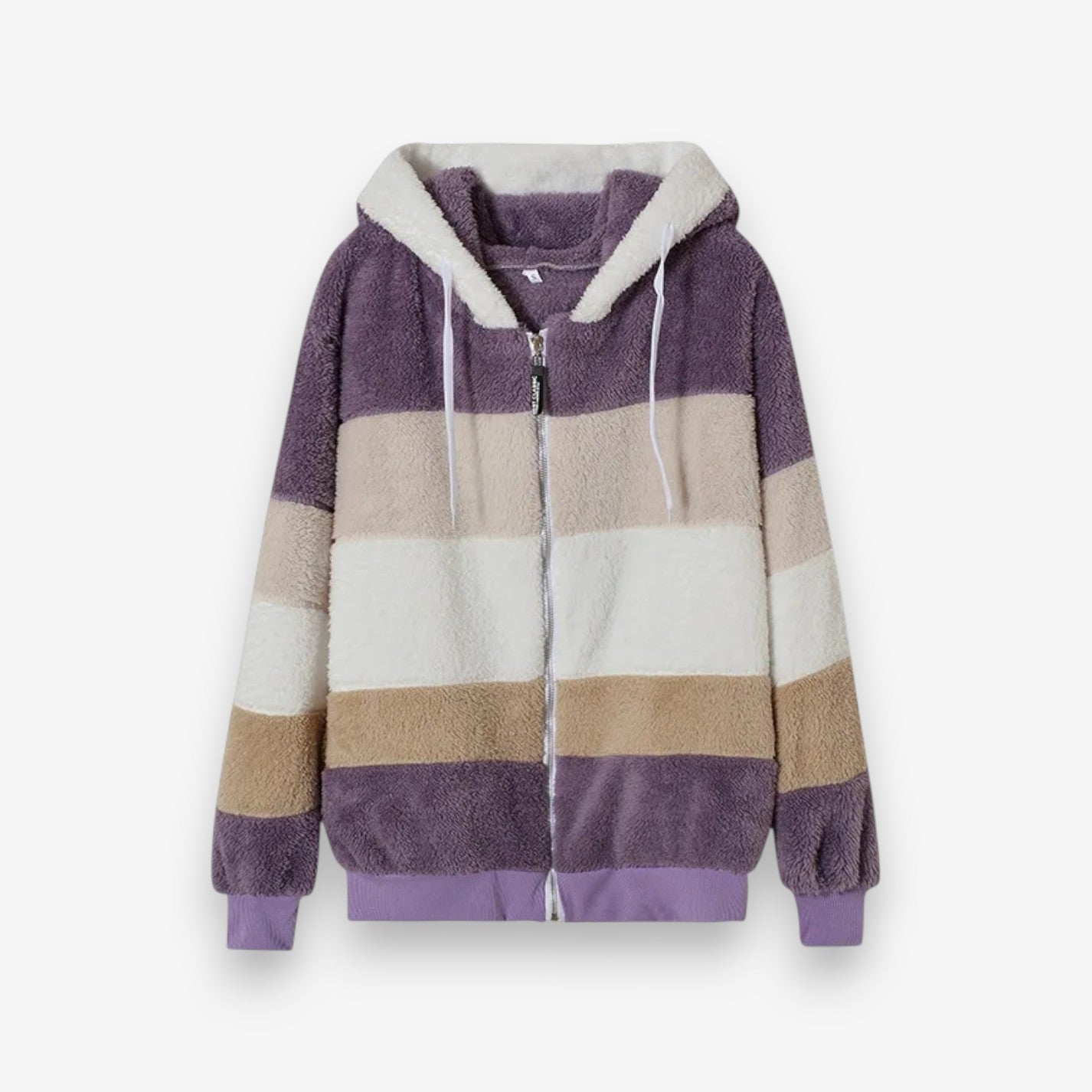 Veste à capuche longue confortable avec poches