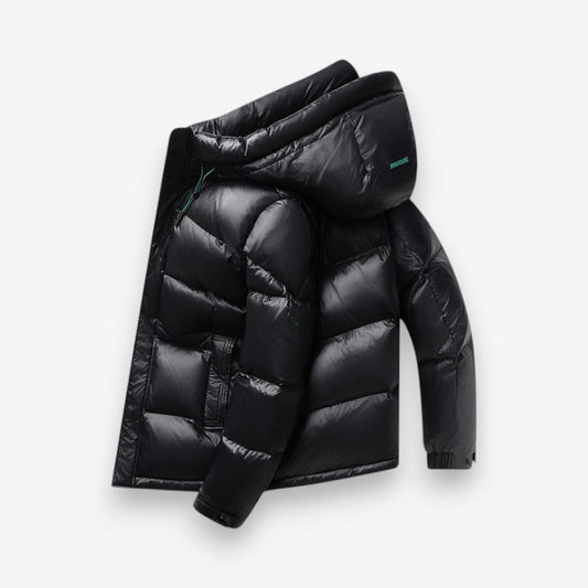 Veste à Capuche Zippée Oversize avec Poches Fonctionnelles - LuxeStyle
