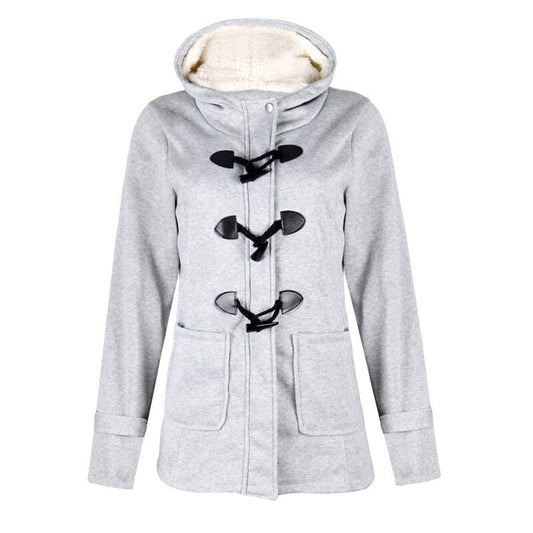 Manteau Femme Hivernal Long Élégant avec Capuche et Poches - LuxeStyle