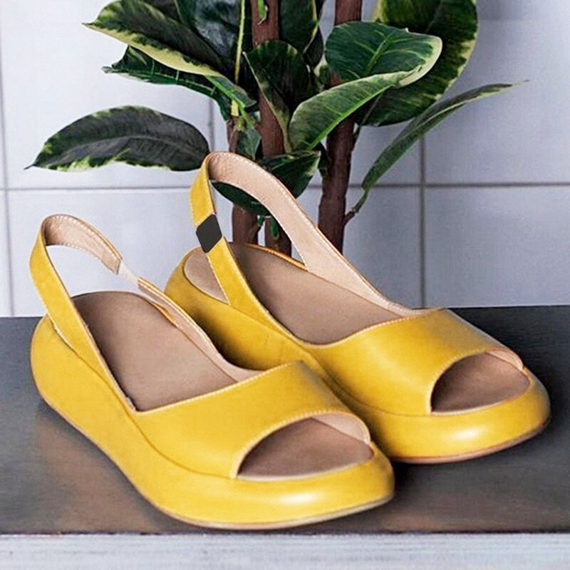 Sandales Femmes Plates à Talon Plat avec Bride Arrière Élégante - LuxeStyle