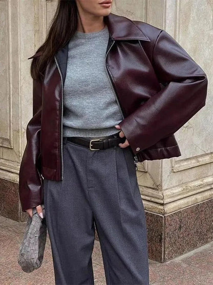 Veste Féminine Courte Élégante