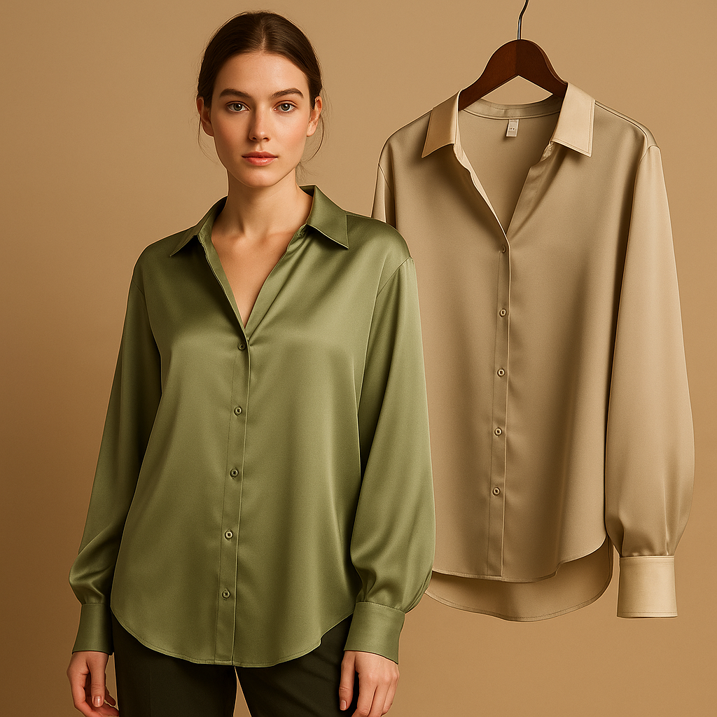 Chemise Femme Chic à Manches Longues