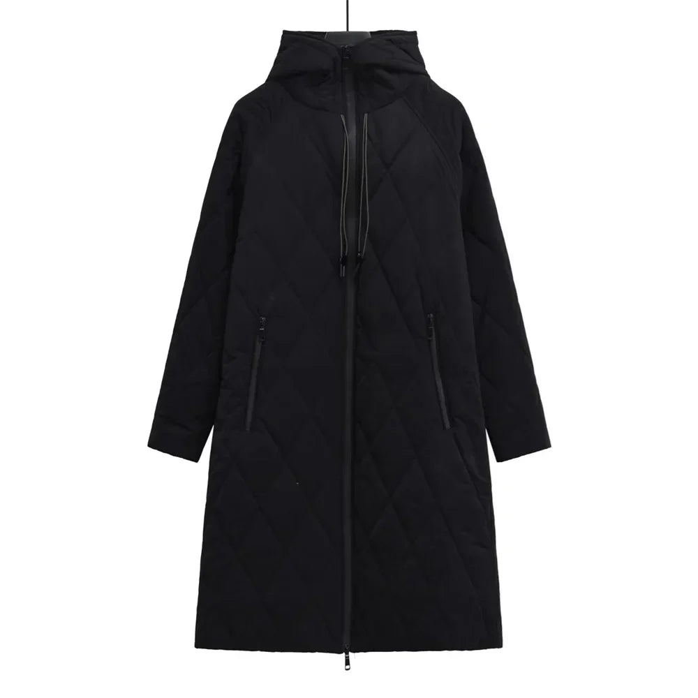Veste Hivernale Douillette avec Capuche pour Femmes - LuxeStyle