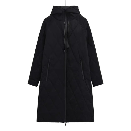 Veste Hivernale Douillette avec Capuche pour Femmes - LuxeStyle
