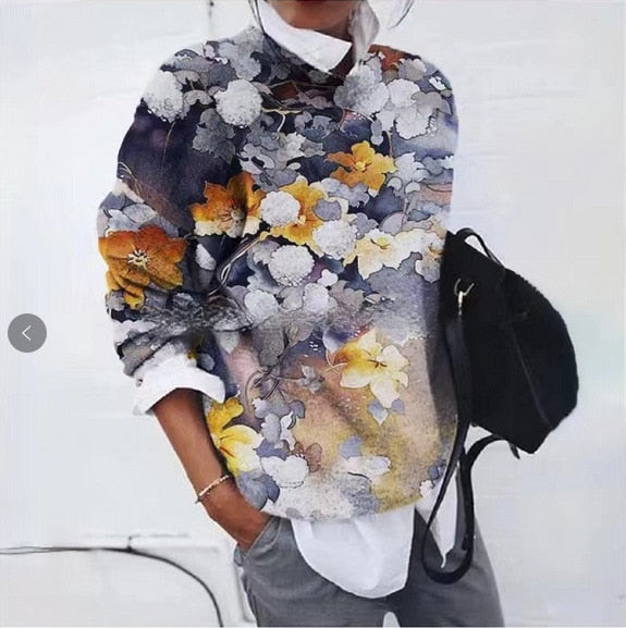 Pull Femme Floral Doux et Coloré