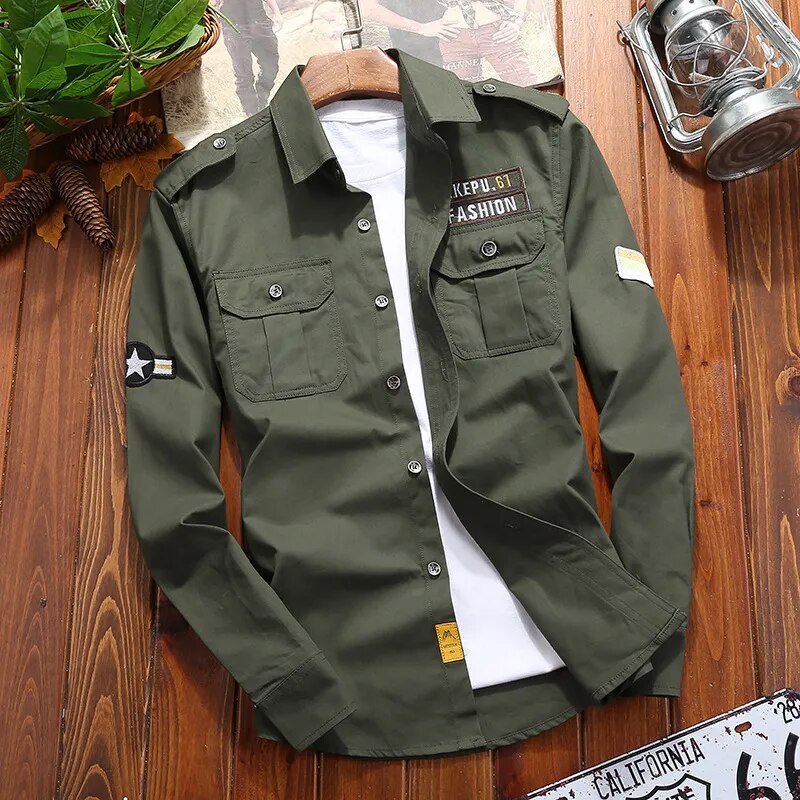 Chemise Cargo Classique pour Homme