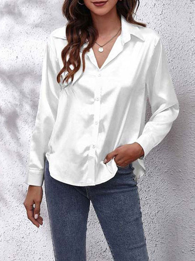 Chemisier femme chic à manches longues