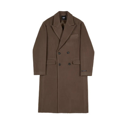 Manteau Homme Élégant À Fermeture Double pour Automne Hiver - LuxeStyle