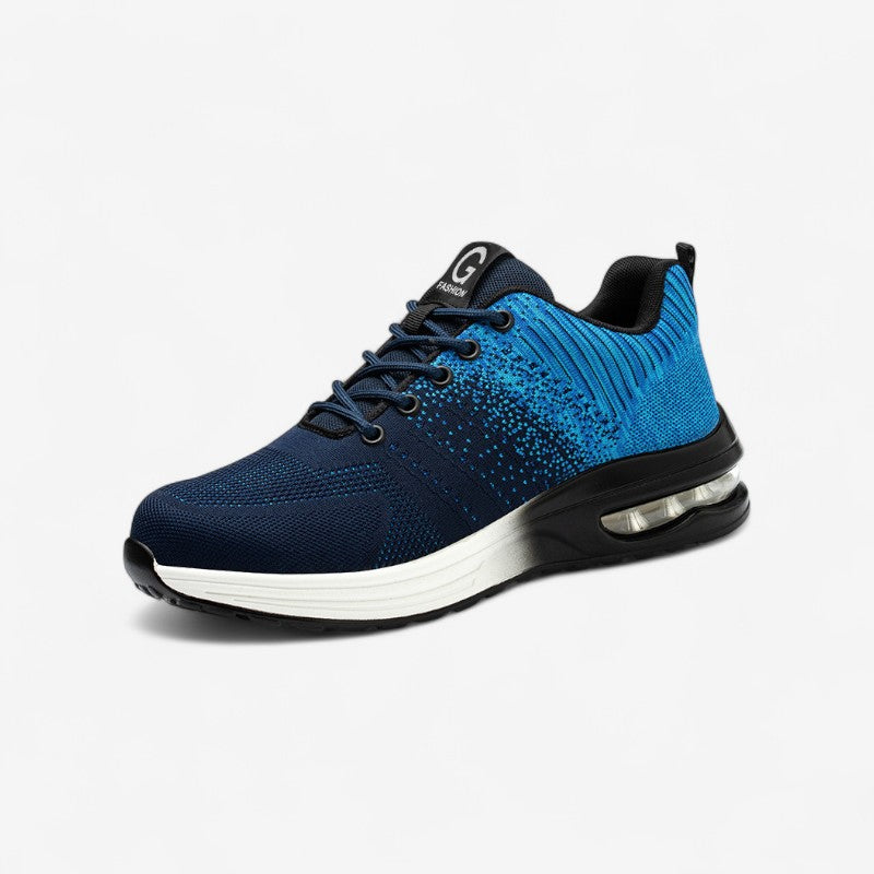 Baskets Confort Homme à Lacets et Semelle Grip