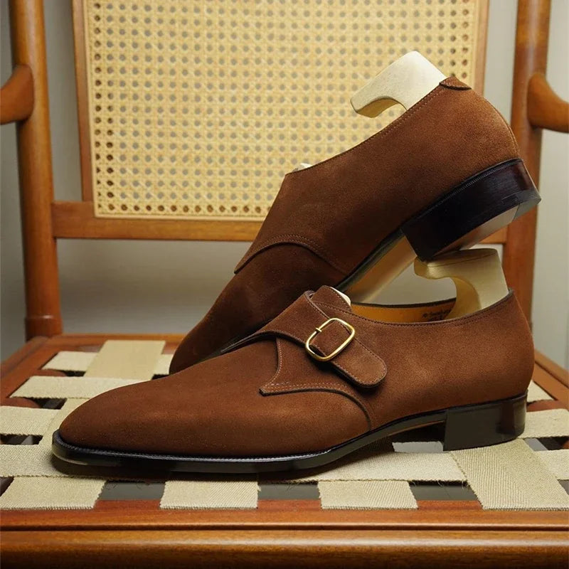 Chaussures De Mariage Élégantes Pour Homme En Cuir - luxestyle