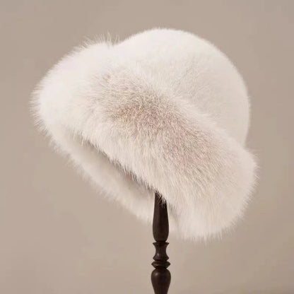 Chapeau Fourrure Doux et Chauffant Hiver