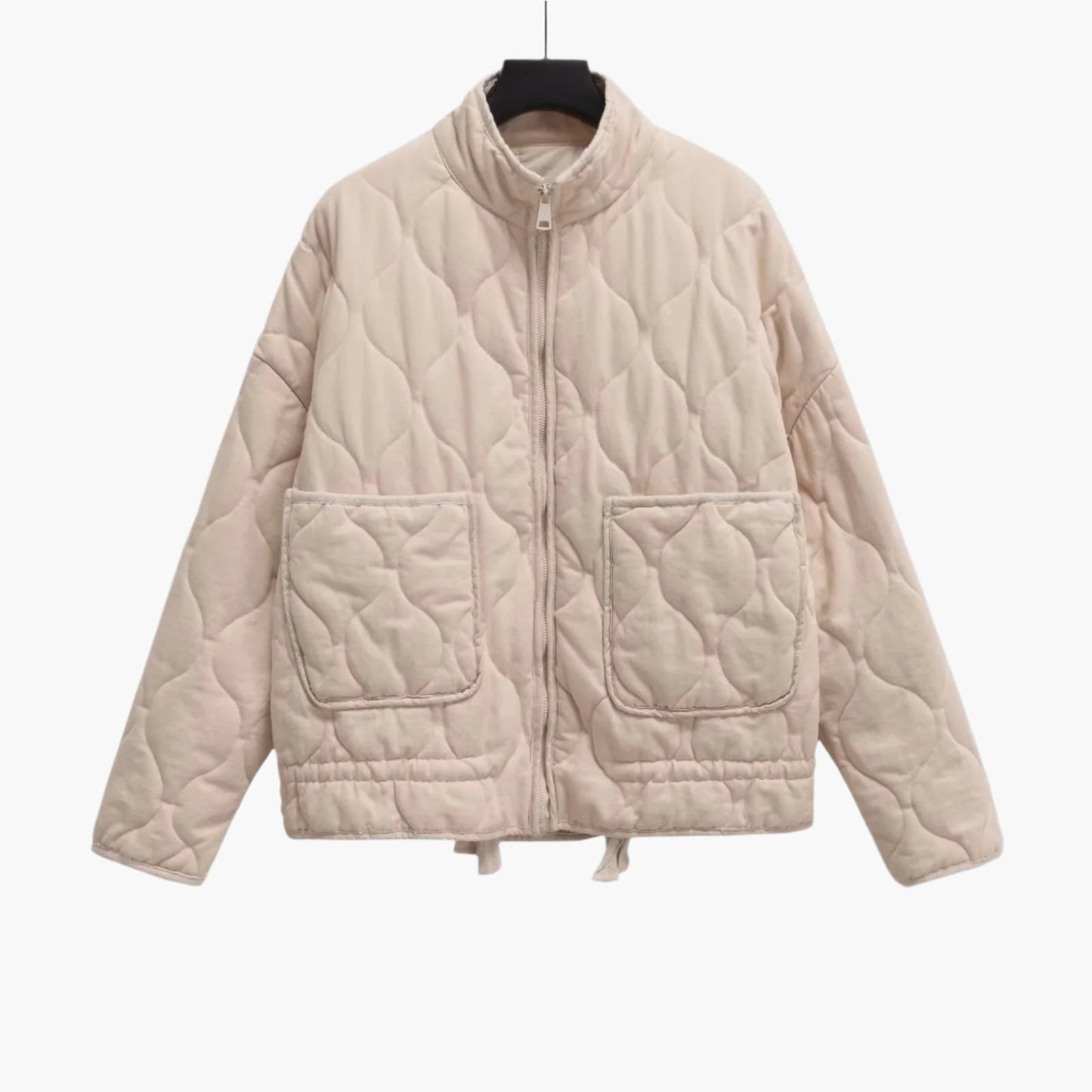 Veste Matelassée Oversize Avec Poches Pour Femme | Courte