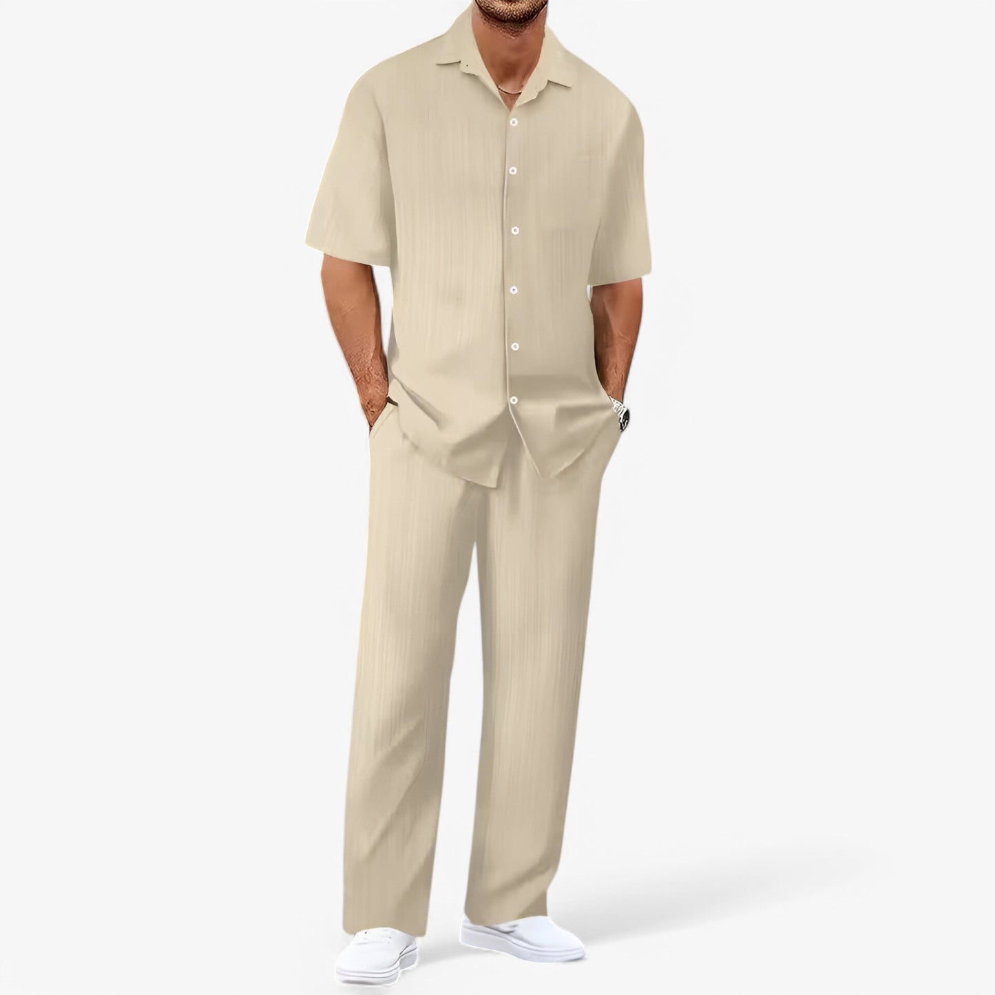 Noah - Costume Homme 2 Pièces Chic et Décontracté