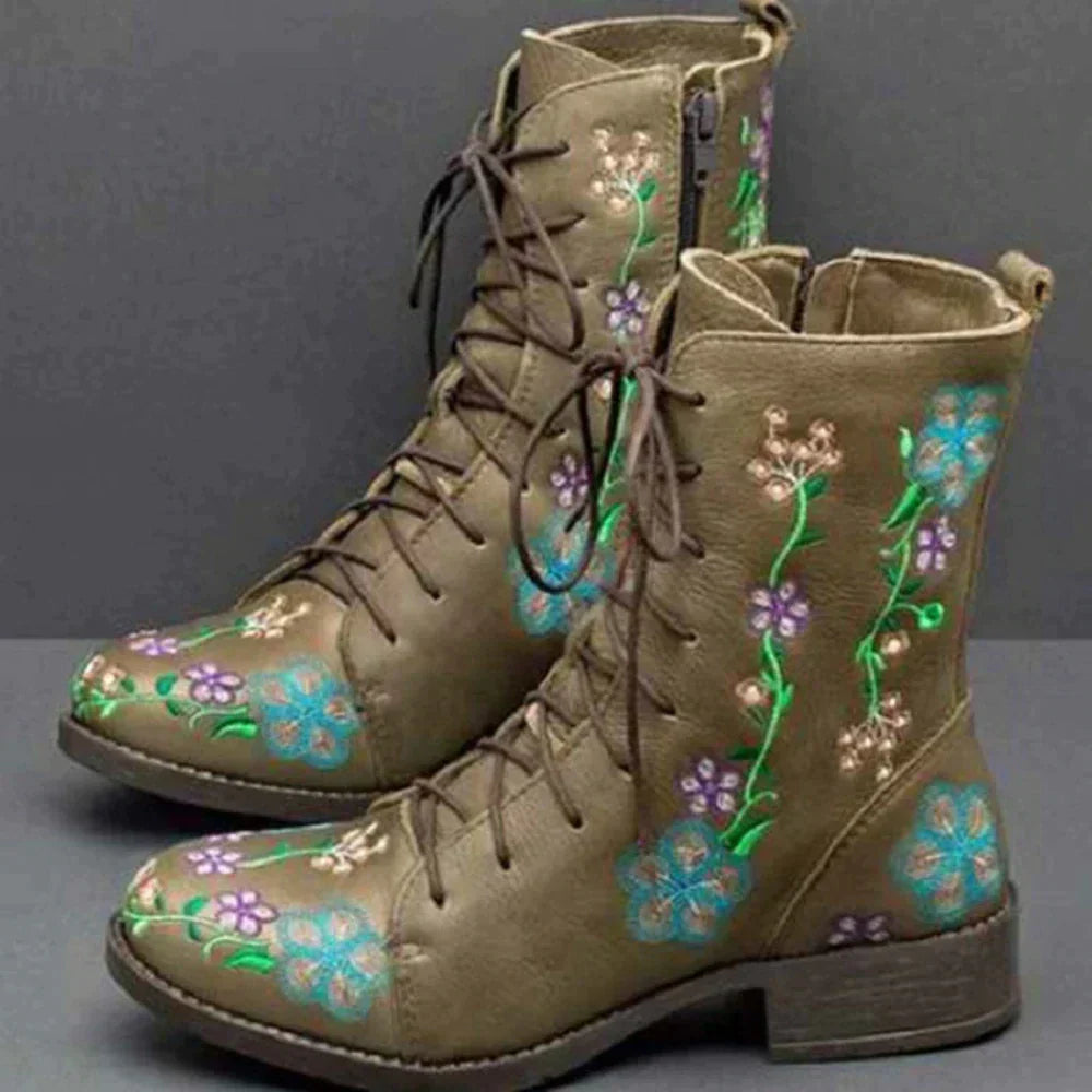 Bottes Haut de Gamme à Lacets Tendances