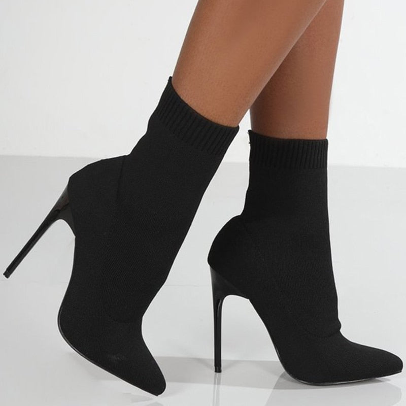 Bottines Femmes à Bout Pointu Confortables - LuxeStyle