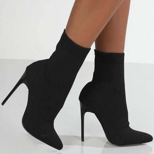 Bottines Femmes à Bout Pointu Confortables - LuxeStyle