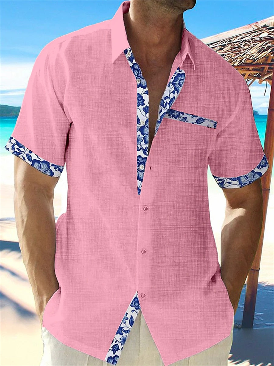 Chemise Estivale à Manches Courtes Floral