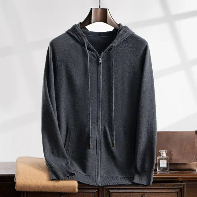 Sweat à capuche zippé Clair pour Homme