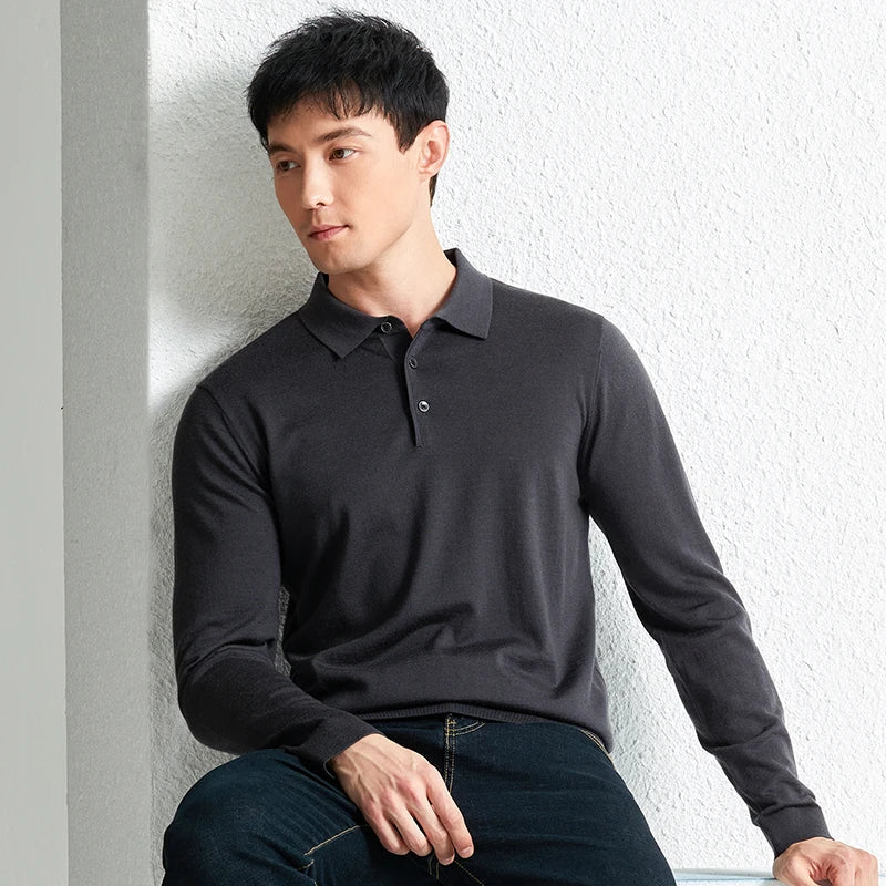 Pull en Maille Texturée pour Homme Automne