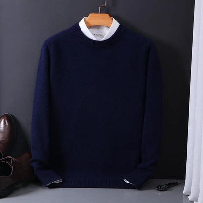 Pull En Cachemire À Manches Longues Pour Homme | Hiver