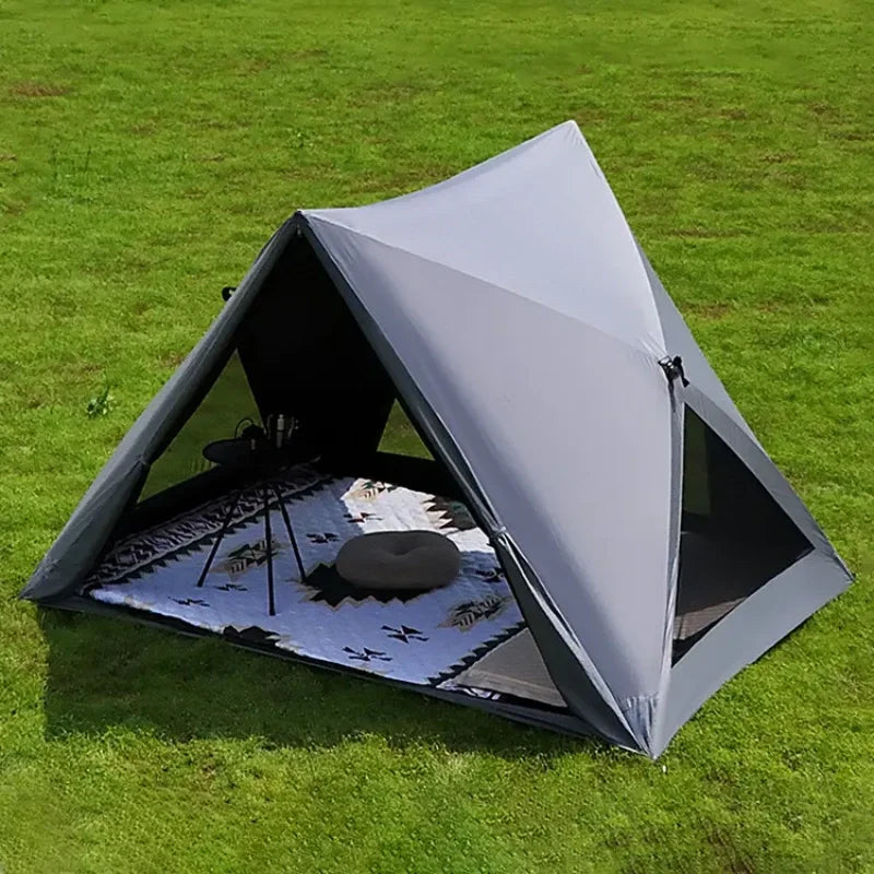 Tente de camping compacte 2 places à 2 entrées - LuxeStyle