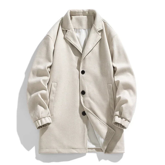 Trench Classique avec Boutons pour Homme | Parfait pour le Printemps et l'Automne - LuxeStyle
