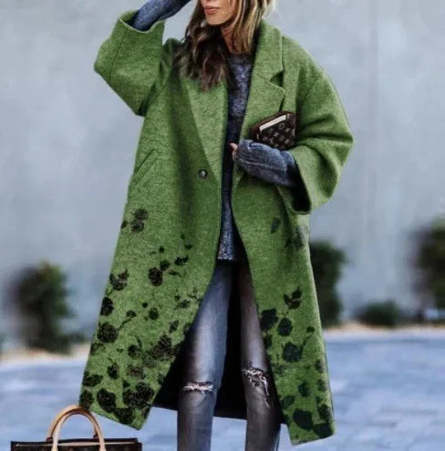 Manteau femme à carreaux colorés hiver