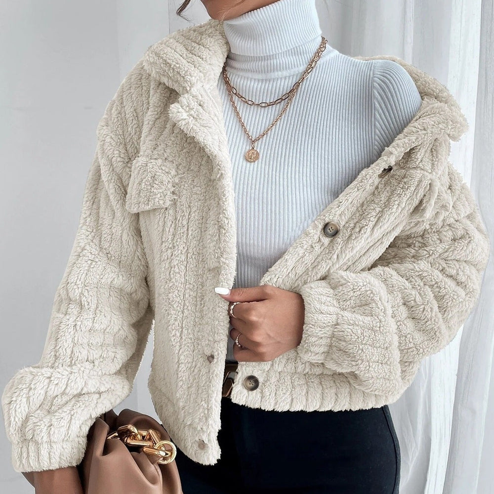 Veste Teddy Douce et Chic