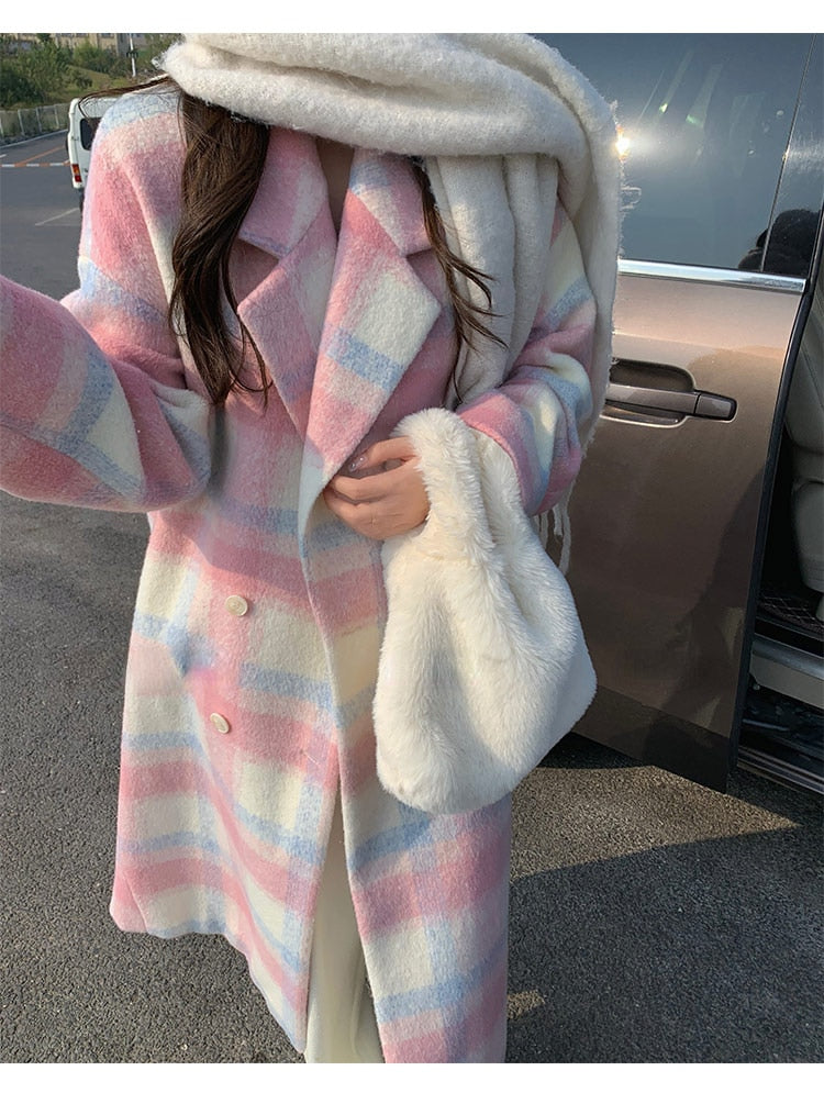 Manteau Femme Élégant Hiver avec Fermeture Boutons - LuxeStyle