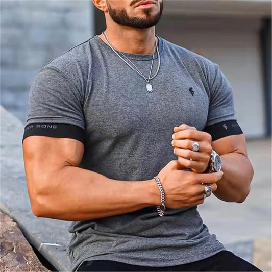 T-shirt Décontracté Col Rond Été - LuxeStyle