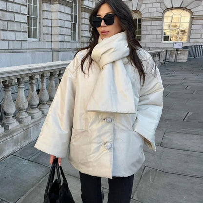 Veste en Tweed Élégante pour Femme Automne