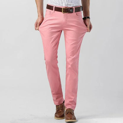 Pantalon Homme Coloré Bureau - LuxeStyle