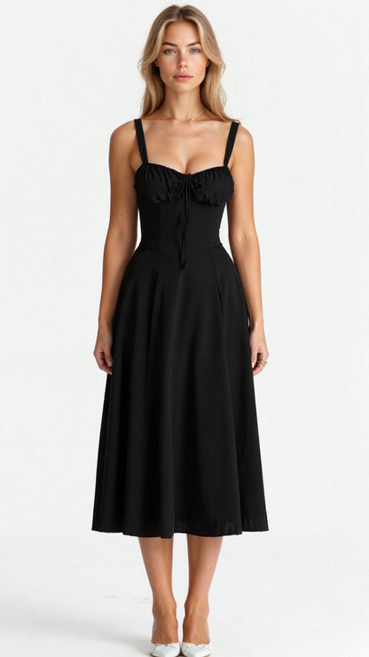Velucia™ – Robe Longue Évasée Élégante et Légère