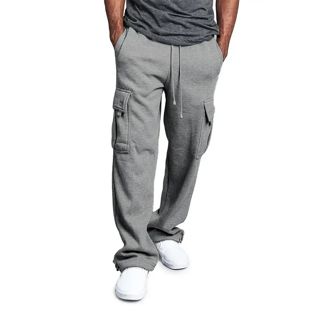 Pantalon Cargo Homme Noir Utilitaire