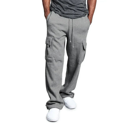 Pantalon Cargo Homme Noir Utilitaire