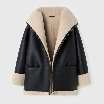 Veste Hivernale Élégante avec Capuchon pour Femme