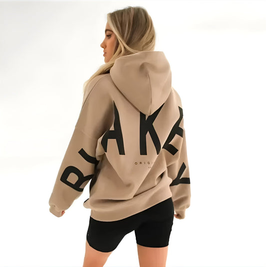 Sweat à Capuche Féminin Oversize Douillet avec Poche Avant & Look Détendu - LuxeStyle