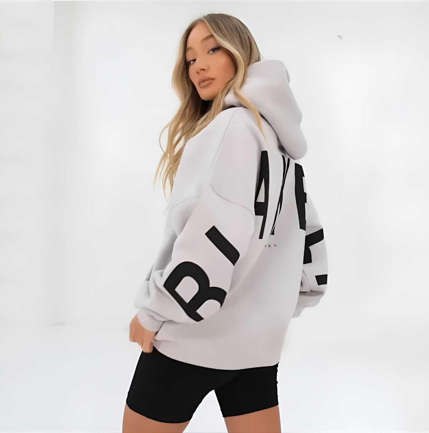 Sweat à Capuche Féminin Oversize Douillet avec Poche Avant & Look Détendu