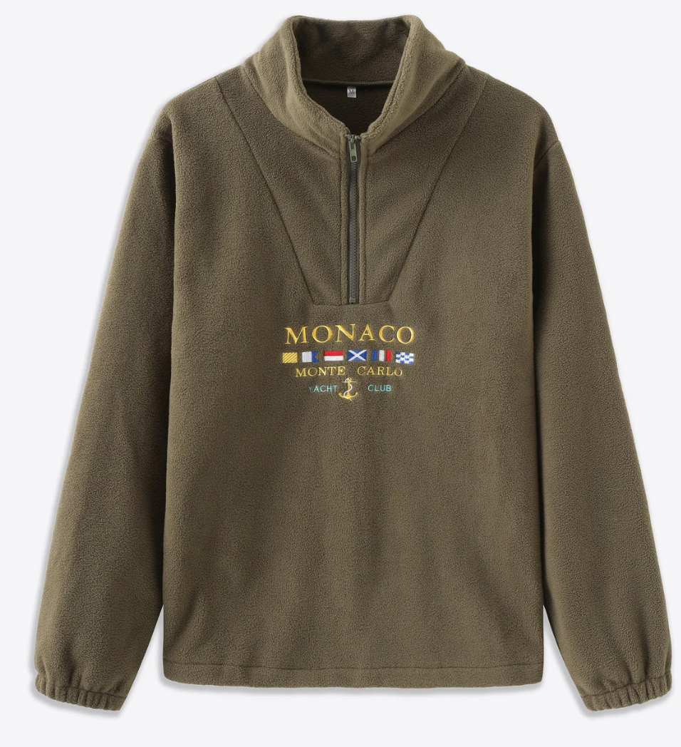 Pull Zippé Homme Classique pour Tous les Jours