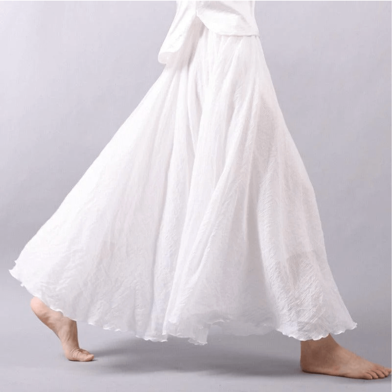 Robe Longue Lin Élégante pour Femme - LuxeStyle