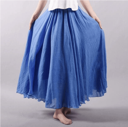 Robe Longue Lin Élégante pour Femme