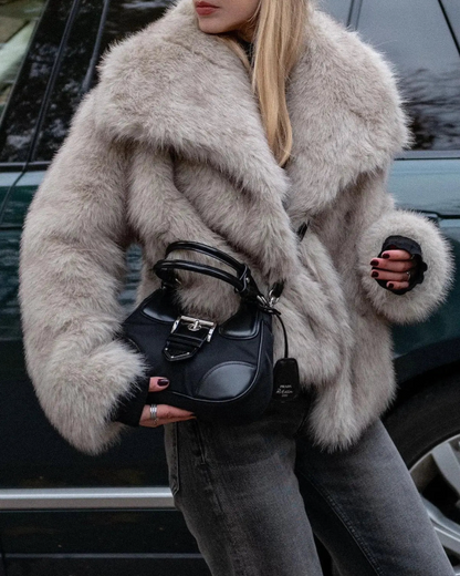 Manteau Femme Grande Taille Élégant Hiver - LuxeStyle