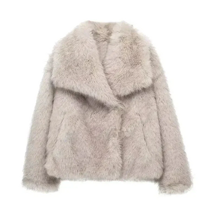 Manteau Femme Grande Taille Élégant Hiver