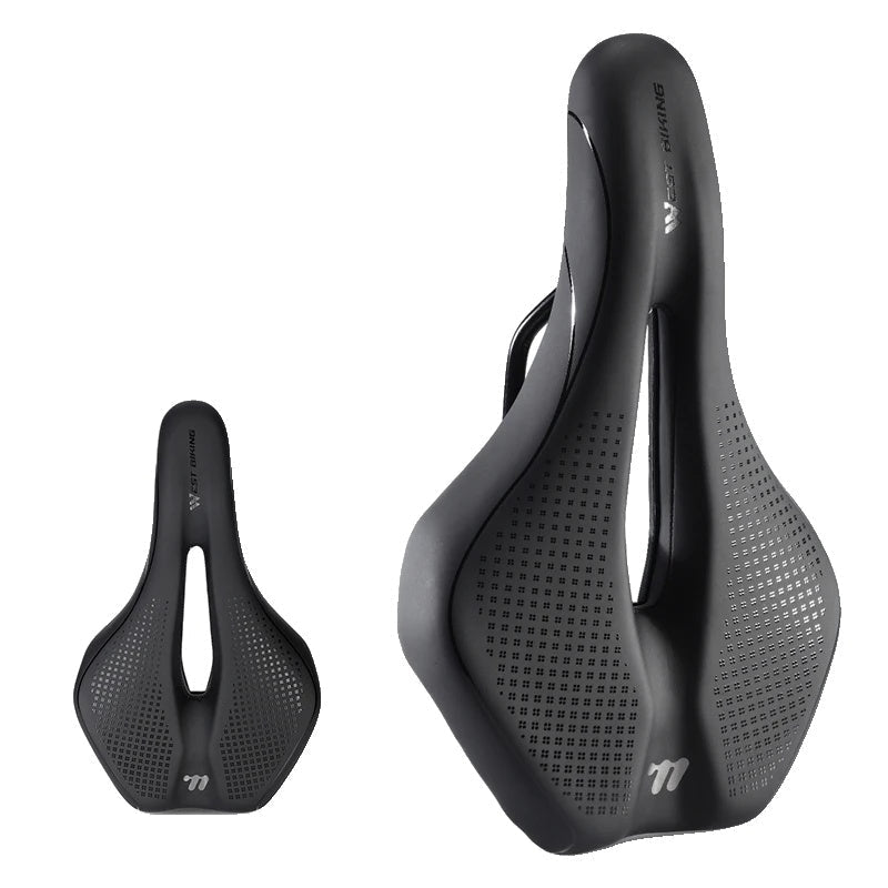 Selle Vélo Confort Noir Découpé - LuxeStyle