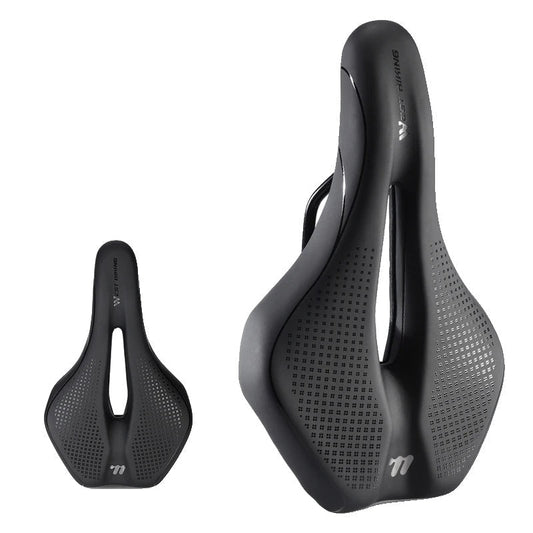 Selle Vélo Confort Noir Découpé - LuxeStyle